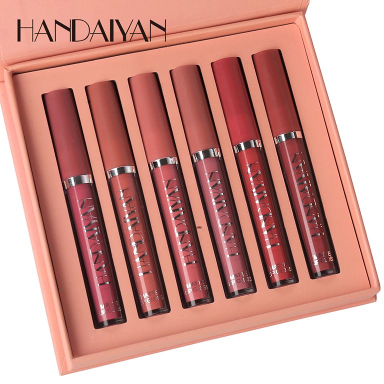 HANDAIYAN™ – Set de 6 Labiales Mate de Larga Duración