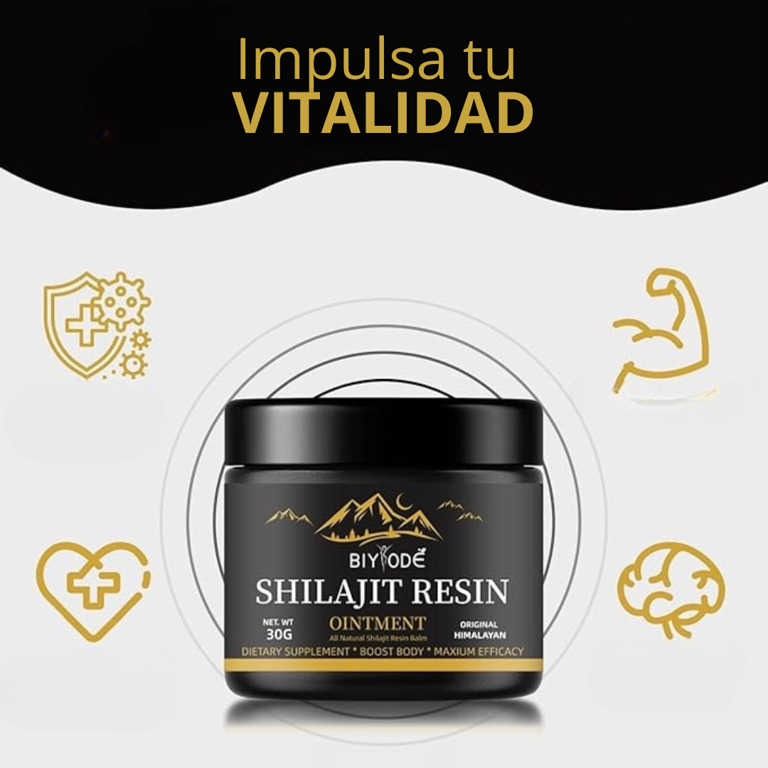 Shilajit™ Auténtico del Himalaya 30g – Energía Natural sin Cafeína