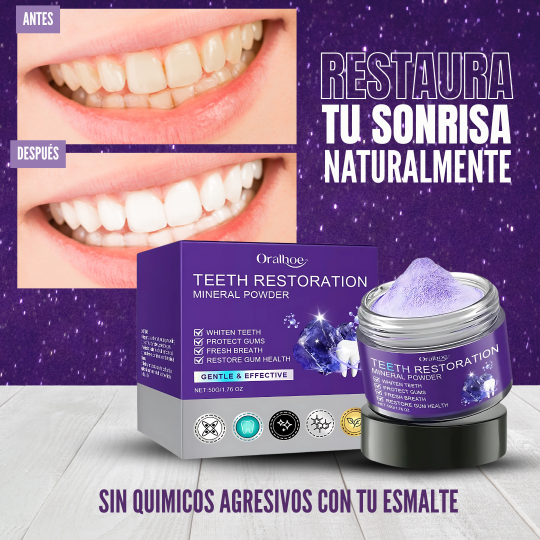 Smile Confidence™ – El polvo dental que restaura tu confianza y hace que sonrías sin límites